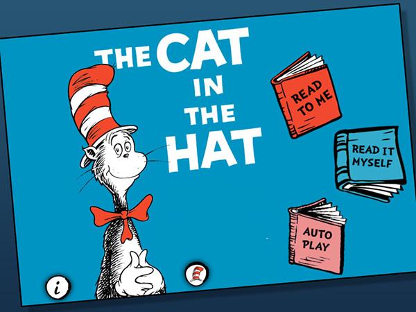 本期的故事书是《the cat in the hat 戴帽子的猫.