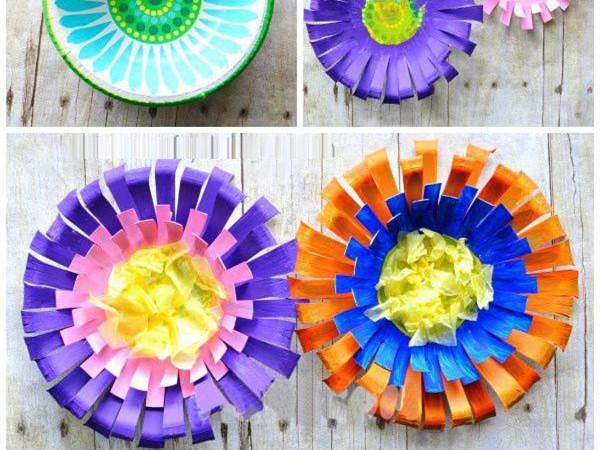 童乐美工坊diy手工纸盘花