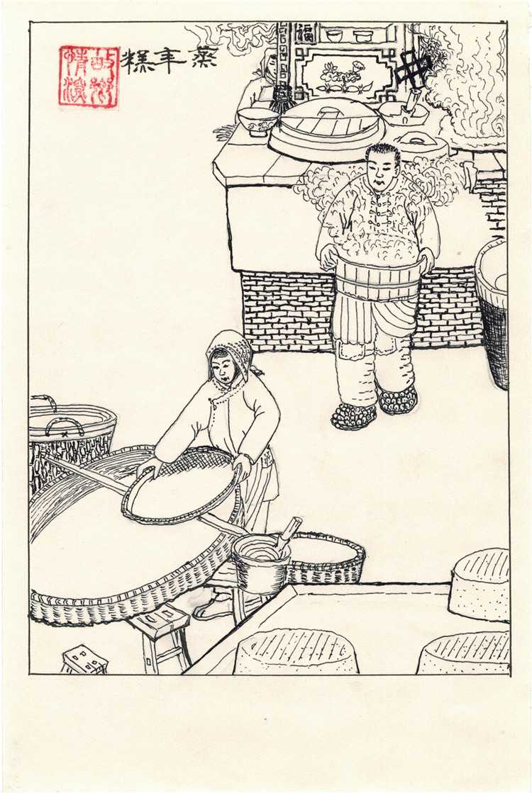 "华亭乡愁"严永芳民俗年俗画展